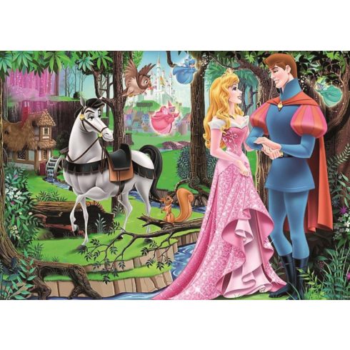 Találkozó az erdőben - Disney Princess 200 db-os Puzzle Trefl