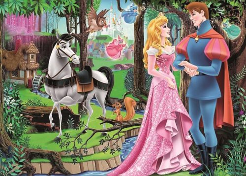 Találkozó az erdőben - Disney Princess 200 db-os Puzzle Trefl