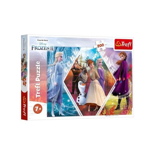 Frozen 2. Nővérek puzzle 200 db-os puzzle Trefl