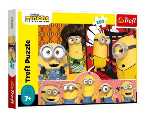 Gru színre lép - Minyonok akcióban - puzzle 200 db-os