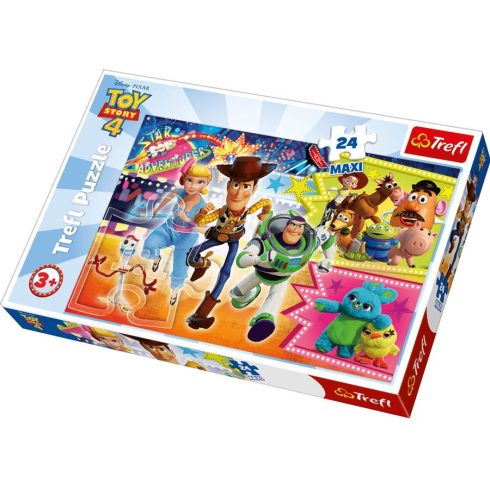 Toy Story 4 A kalandok folytatódnak  24 maxi puzzle Trefl