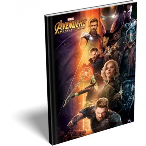 Füzetek - Füzet tűzött A/5 kockás Avengers Infinity