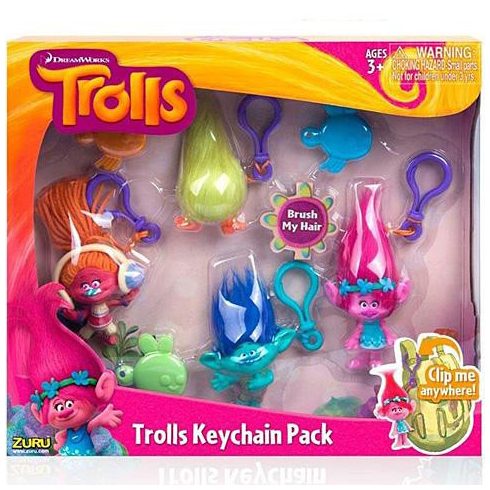 Ajándékok gyerekeknek - Trollok kulcstartó készlet TM Toys