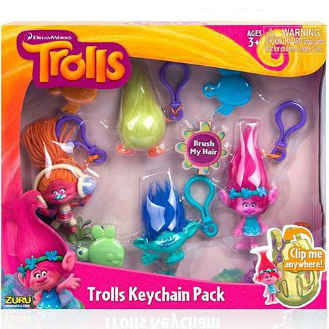 Ajándékok gyerekeknek - Trollok kulcstartó készlet TM Toys