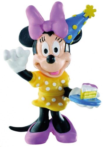 Mese figurák - Walt Disney Minnie ünnepel műanyag játékfigura Bullyland