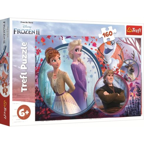 Frozen nővérek kalandja - 160 db-os puzzle - Jégvarázs - Trefl