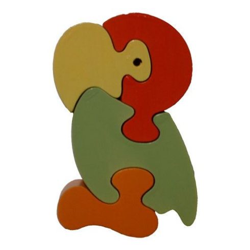 Fa puzzle - Puzzoo papagáj
