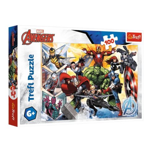 Avengers - Bosszúállók - A csapat ereje - puzzle 100 db-os Trefl