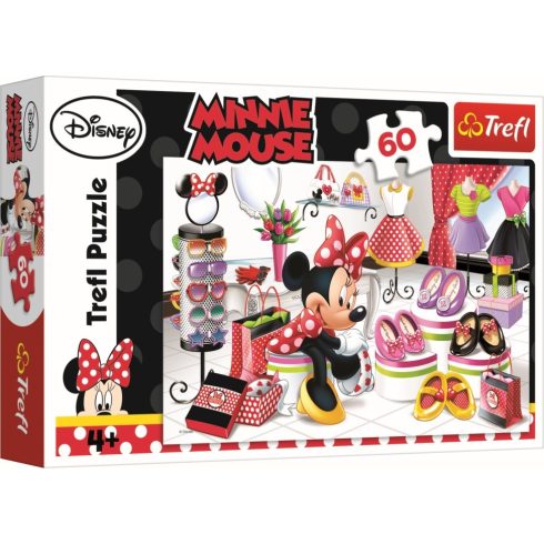 Minnie egér Vásárlási őrület 60 db-os Puzzle Trefl