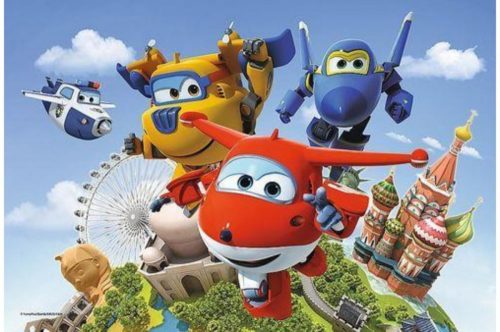 Super Wings - Repülés a világ körül  60 db-os puzzle Trefl