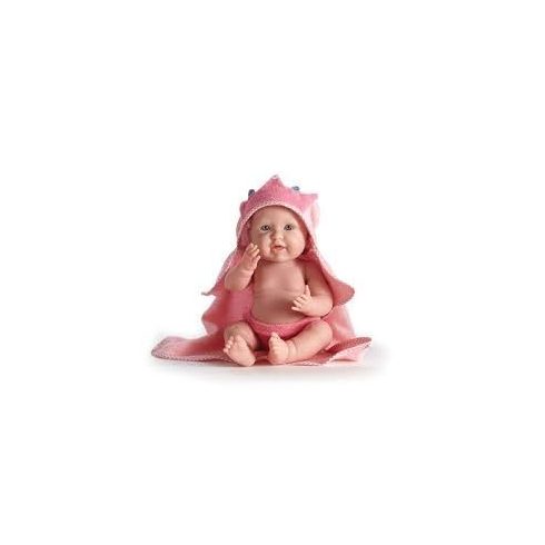 Fürdethető játékbabák - Berenguer rózsaszín fürdőköpenyes játékbaba