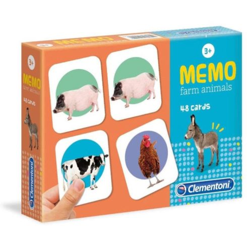 Farm állatai Memória játék Clementoni