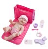Élethű játékbabák - Élethű Berenguer babák - Újszülött lány, táskával, kiegészítőkkel, 33 cm