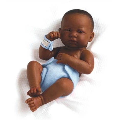 Afroamerikai baba - Élethű Berenguer Babák