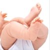 Élethű játékbabák - Élethű Berenguer babák - Újszülött lány rózsaszín kötött ruhában, sapkában