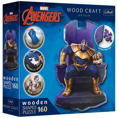 Avengers: Thanos a trónon prémium fa puzzle 160 db-os - Trefl