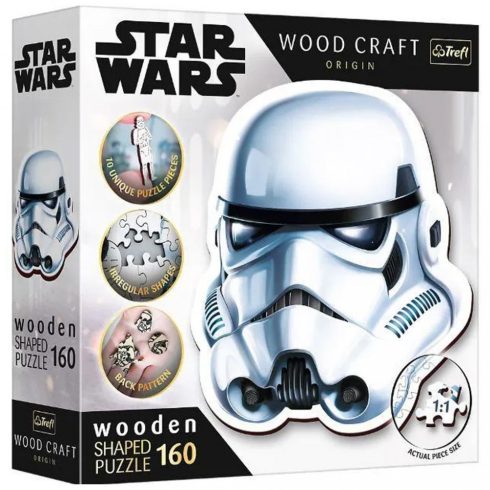Star Wars Wood Craft: prémiun fa puzzle 160 db-os, Rohamosztagos katona - Trefl