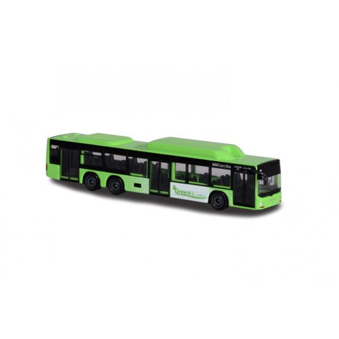 Majorette MAN City Bus - Zöld játék busz - Simba