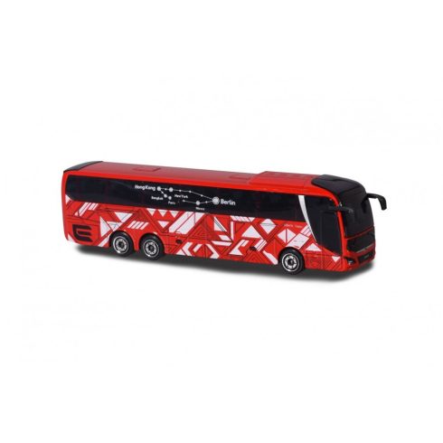 Majorette MAN City Bus - Piros játék busz - Simba