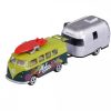 Majorette - Játék Volkswagen T1 Bus lakókocsival - Simba