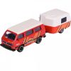 Majorette - Játék Volkswagen T3 Bus lakókocsival - Simba