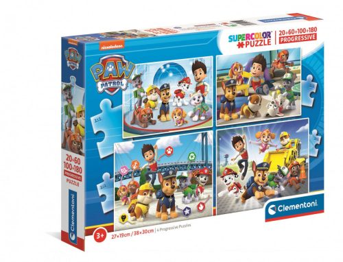 Puzzle 20+60+100+180 PAW PATROL  - Clementoni