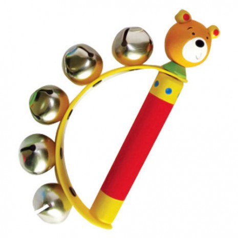 Játék hangszerek gyerekeknek - Száncsengő állatfigurás macis