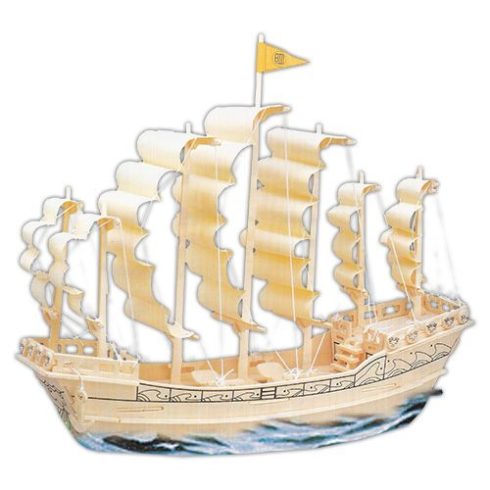 3 D-s puzzle - Vitorlás hajó a Ming dinasztiából