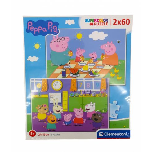 Puzzle 2X60 PEPPA PIG - Clementoni