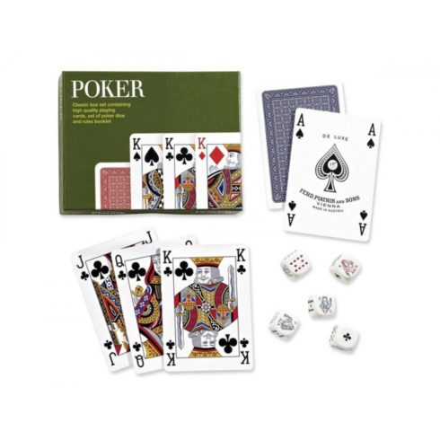 Póker kártya és kockakészlet - Piatnik