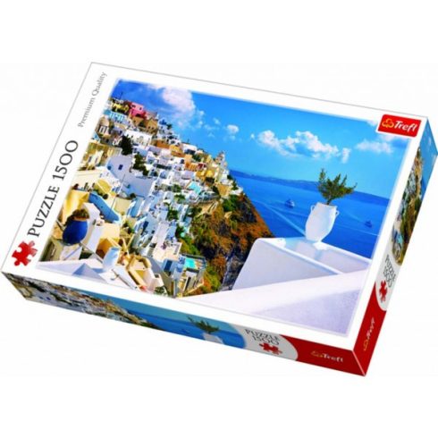 Santorini csodás Görögország - 1500 db-os puzzle Trefl