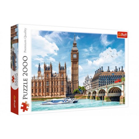 Big Ben, London, Anglia -puzzle 2000 db-os trefl