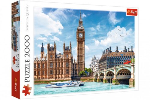 Big Ben, London, Anglia -puzzle 2000 db-os trefl