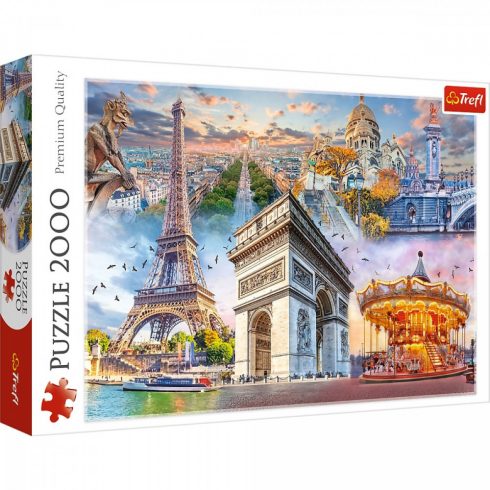 Egy hétvége Párizsban - Puzzle 2000 db Trefl
