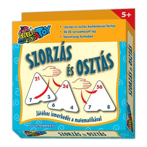 Kártyajátékok - Szorzás - Osztás - háromszög
