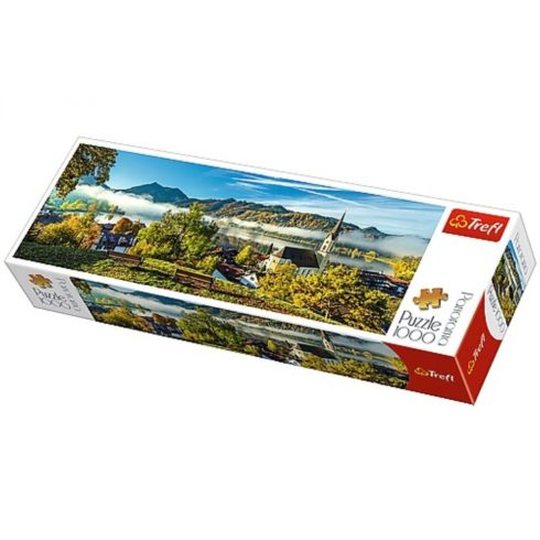 1000 db puzzle Schliersee tó Németország Panoráma Trefl