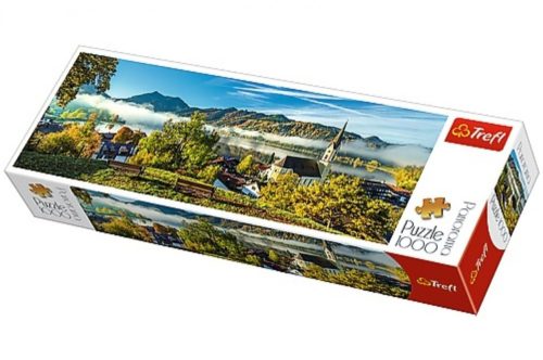 1000 db puzzle Schliersee tó Németország Panoráma Trefl