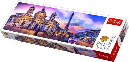 Piazza Navona Róma 500 db-os puzzle - Trefl