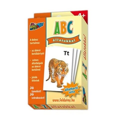 Társasjátékok gyerekeknek - Kártya ABC állatos