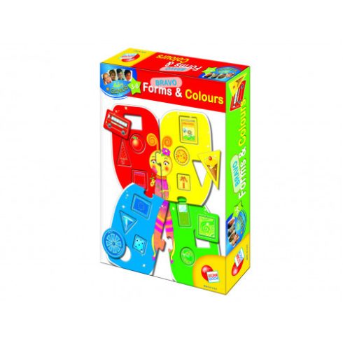 Baby kirakók - Puzzle - Bravó Formák és színek berakó puzzle