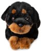 Plüss kutya - Rotweiler fekvő 26 cm