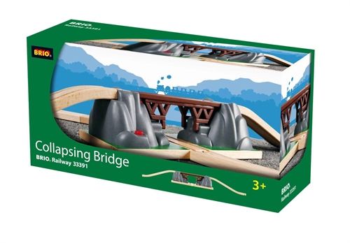 Járművek vonatok - összeomló híd brio