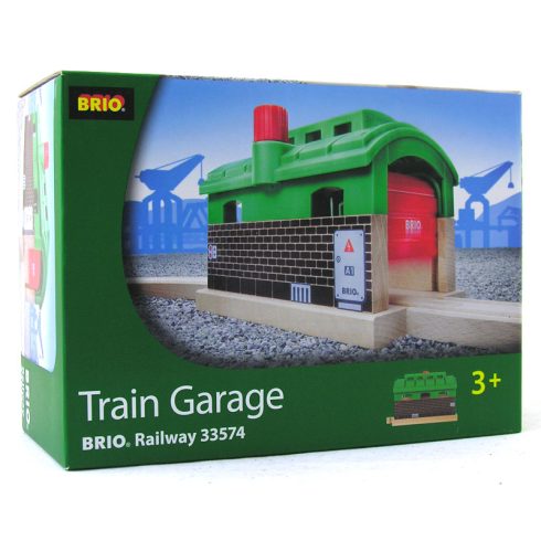 Járművek - Játék vonatok - Garázs szett Brio
