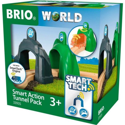Játékvonat kiegészítő - Brio Smart Tech - Okos alagút