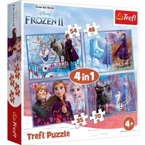 Frozen II. 4 az 1-ben puzzle