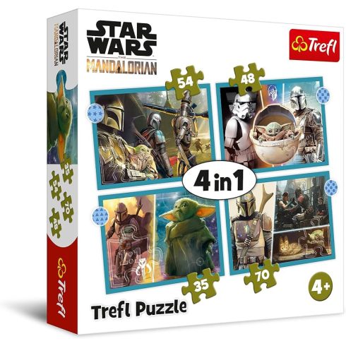 Lucasfilm Star Wars The Mandalorian - 4in1 Puzzle