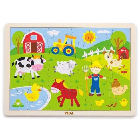 Puzzle - Kirakó - Fa puzzle - Farmos