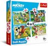 Mickey egér 4 az 1-ben puzzle