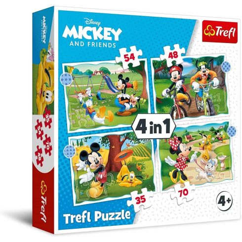 Mickey egér 4 az 1-ben puzzle