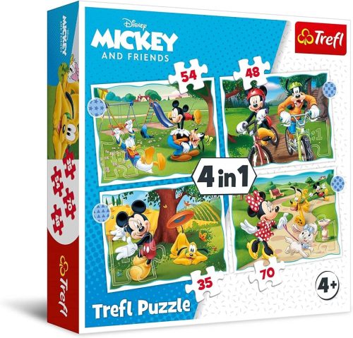 Mickey egér 4 az 1-ben puzzle